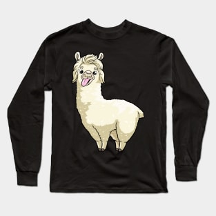 Llama as Professor Long Sleeve T-Shirt